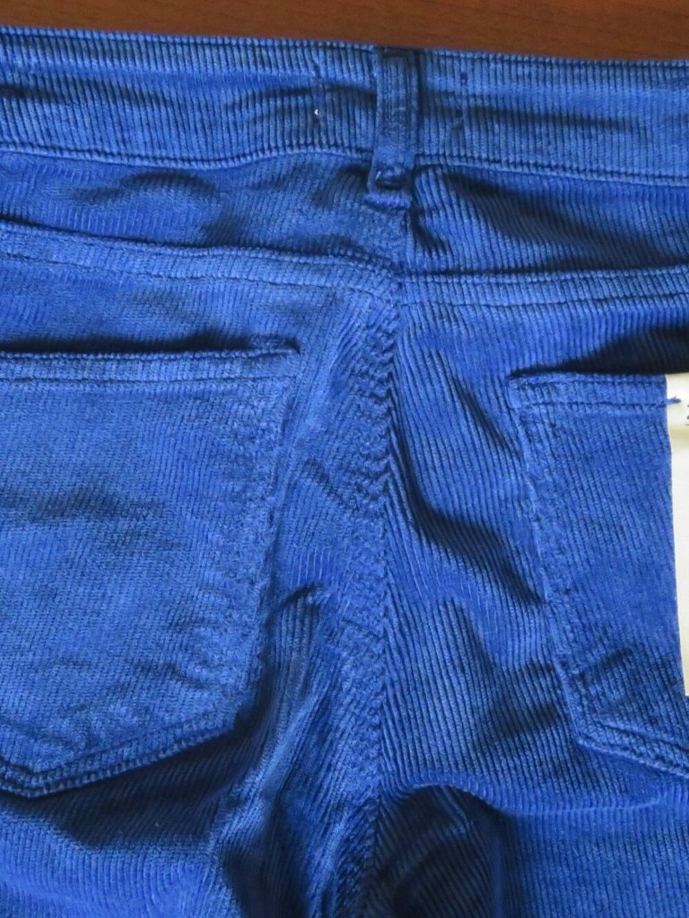 Pilcro Blue The Yaya Mid-Rise Corduroy Crop Flare Jeans Size 26 New with Tags NW - Picture 11 of 11